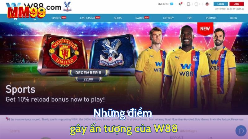 Những điểm gây ấn tượng của W88