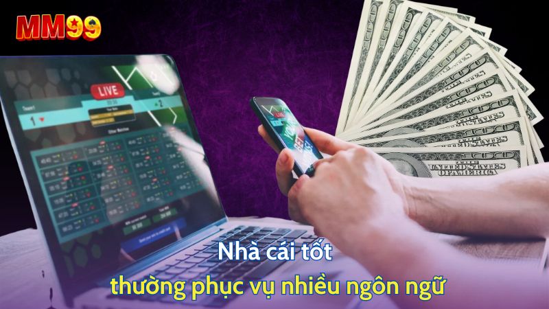 nhà cái nhiều ngôn ngữ